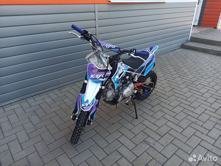 Питбайк kayo mini YX125EM 14/12 (механ. сцепл.)