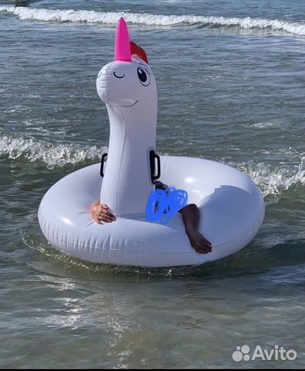 Надувной круг единорог