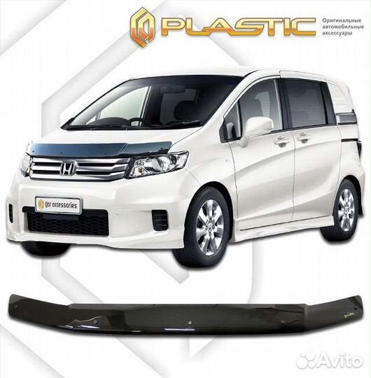 Дефлектор мухобойка капота Honda Freed Spike