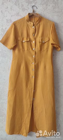 Платье 100% лён