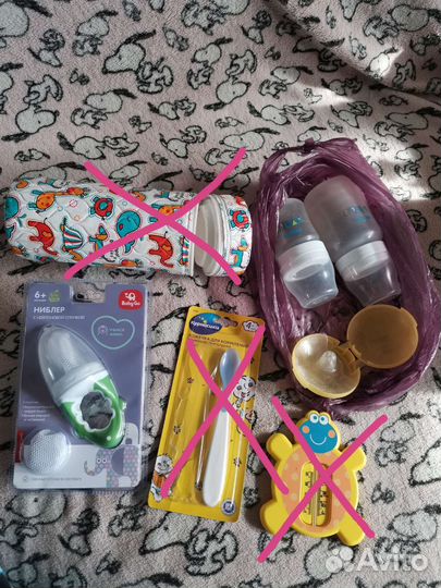 Ниблер для кормления, Накладки