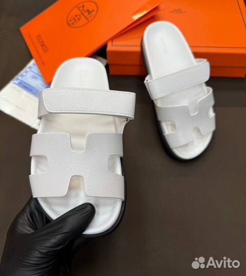Шлепанцы женские hermes
