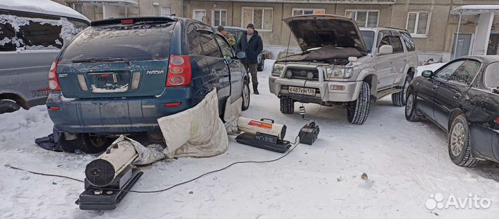 Отогрев#Буксир#Лебедка#Вытащить машину 4вд