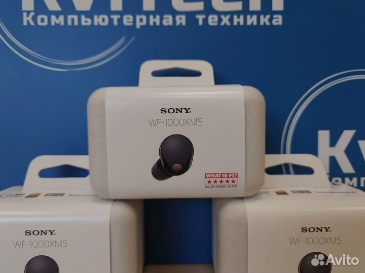 Наушники Sony WF-1000XM5 чёрные