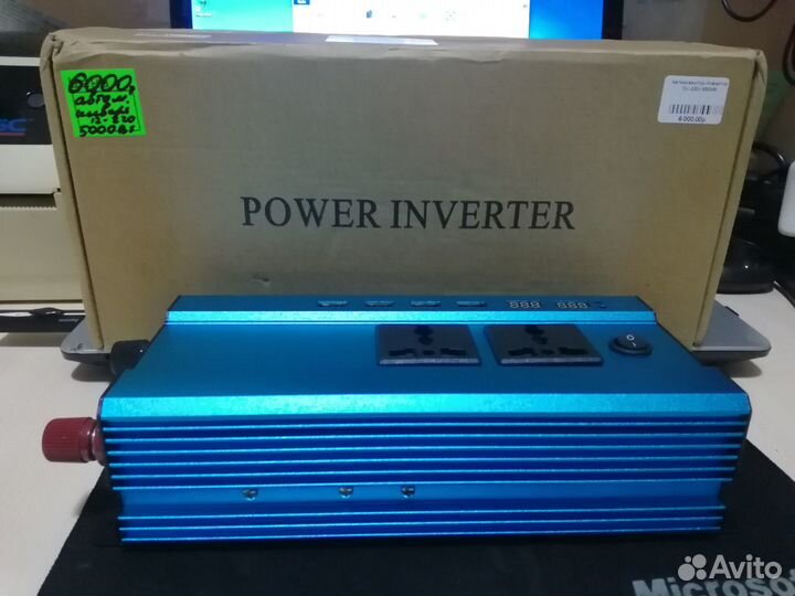 Автоинвертор 12v-220v 5000w