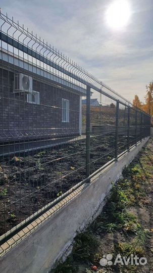 Забор сетка 3d, высота 0.83м