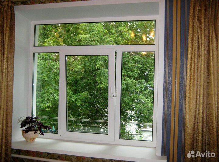Окна пластиковые для офиса и дома новые