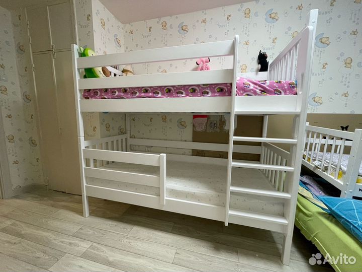 Кровать двухъярусная 2 в 1