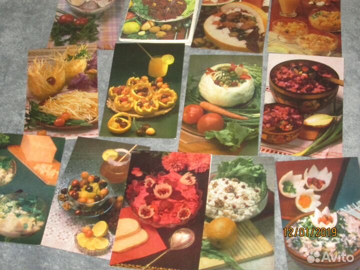 Наборы открыток кулинария