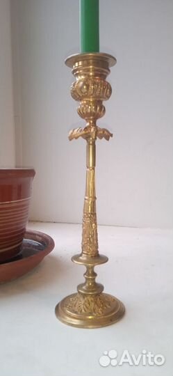 Подсвечник бронза