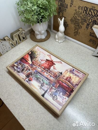 Поднос деревянный