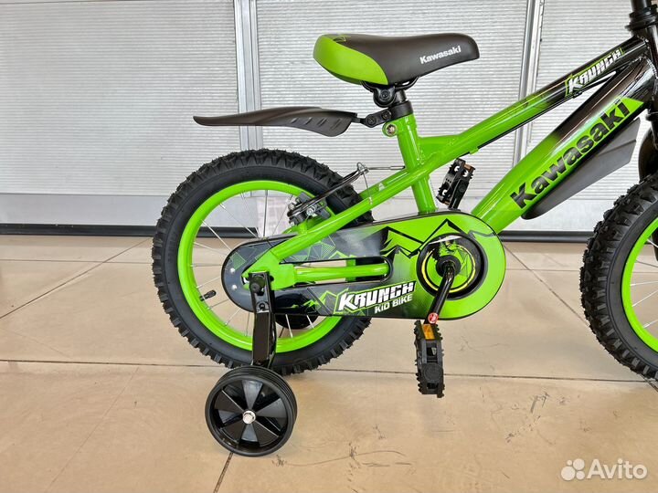 Велосипед kawasaki krunch 14 зеленый