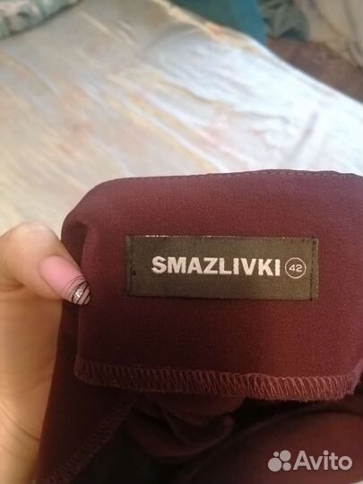 Юбка шикарного винного цвета