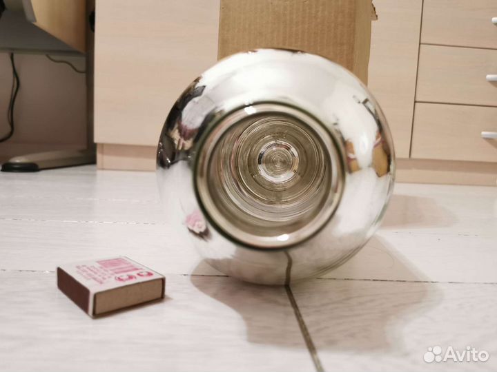 Колба термоса стеклянная 2 л новая