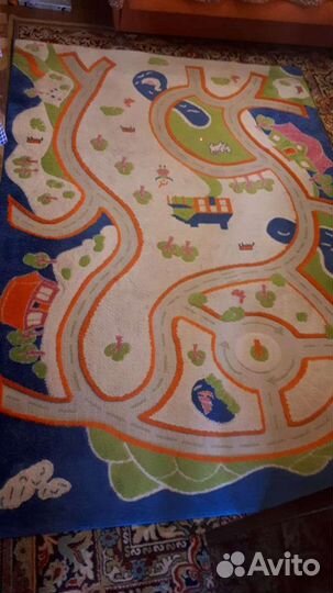 Детский ковер с 3 D дорогой