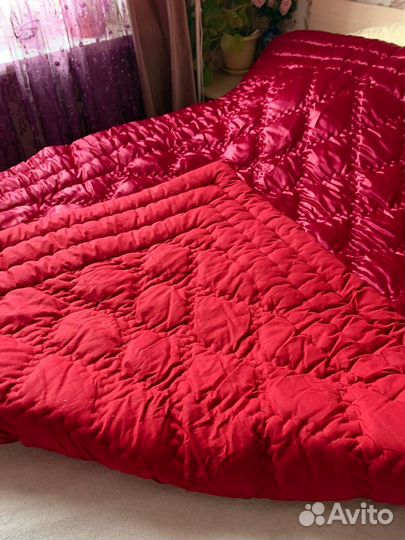 Одеяло стеганное из овечей шерсти высшего класса