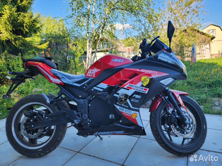 Электромотоцикл kawasaki ninja 400
