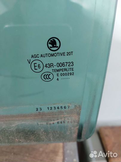 Задние стекла Skoda Octavia Combi, as3