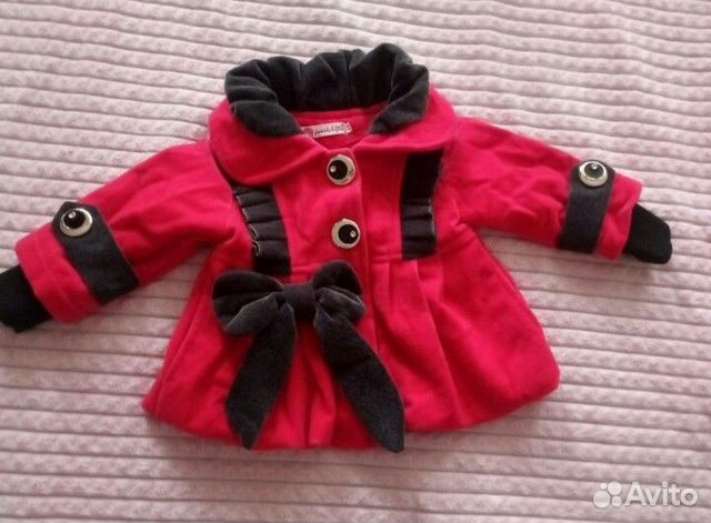 Пальто для модницы 74 см