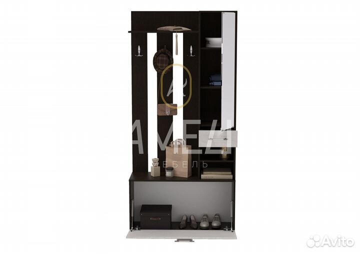 Шкаф с веашалкой и обувницей