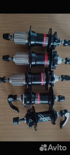 Втулки Novatec.,sram 506 грипсы,ручки на руль