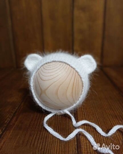 Чепчик для фотосессии новорождённых