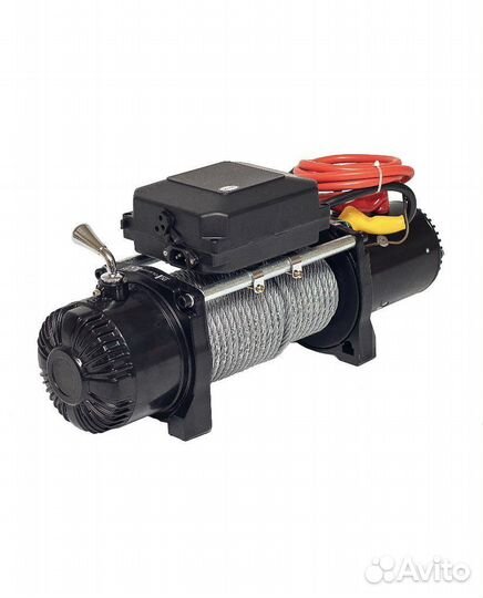 Лебедка автомобильная 6 т металлический трос