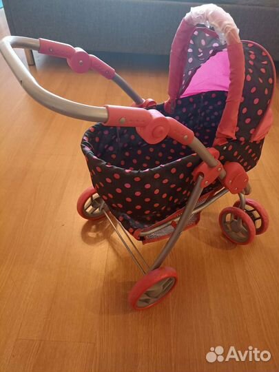 Коляска для кукол с сменным блоком