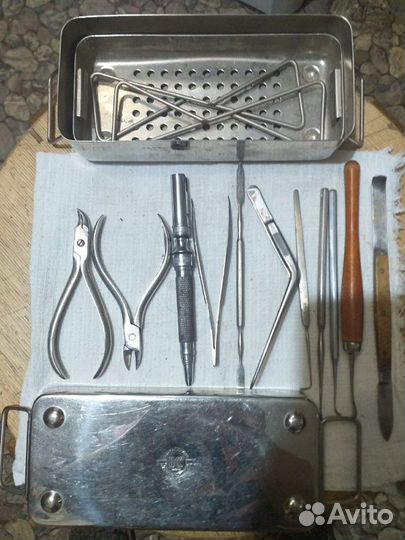 Стоматологический инструмент 1950х годов