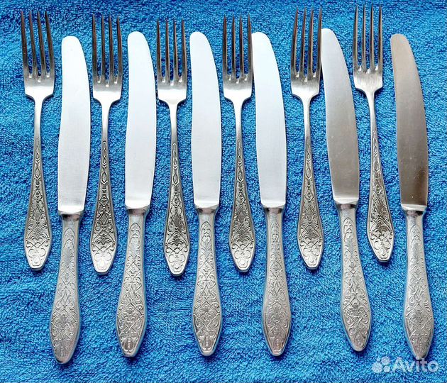 Новый набор столовых приборов времен СССР