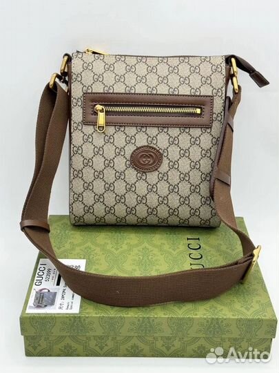 Gucci gg supreme сумка