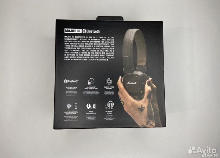 Наушники marshall major 3 bluetooth