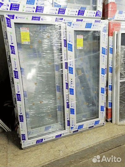 Готовые окна 100х100 пластиковые