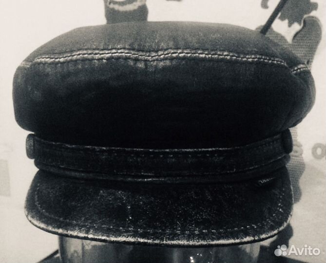 Фуражка, “а-ля”комиссар, кожа 52-54