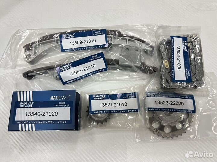 Цепи ремкомплект грм KA-20 2NZ 6pcs