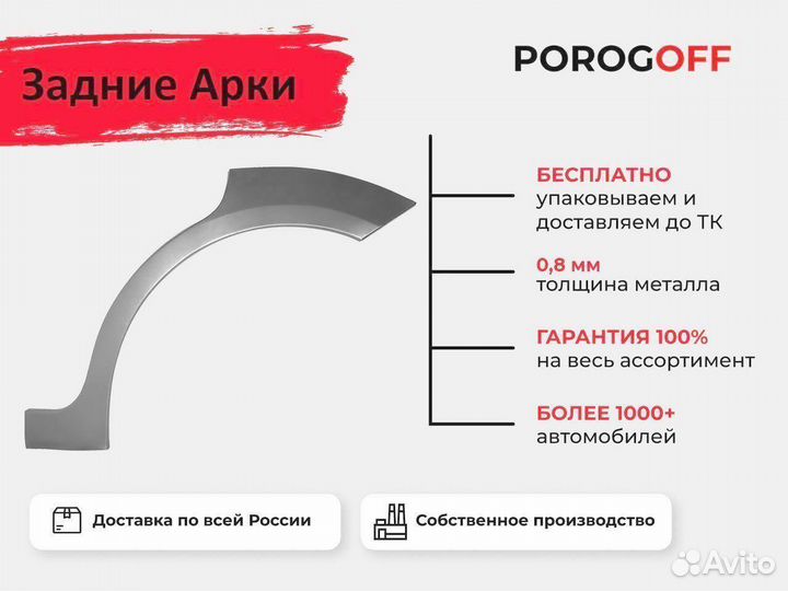 Ремонтные пороги Toyota RAV4 1 (XA10)