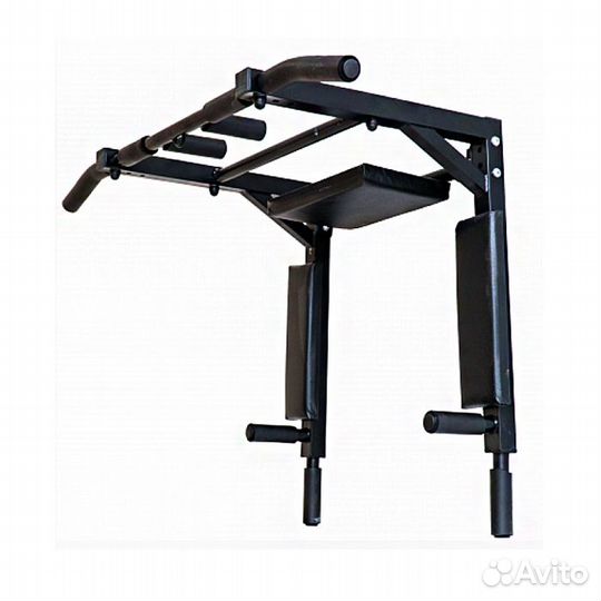 Турник 3в1 настенный 250кг разборный профиль 40*40