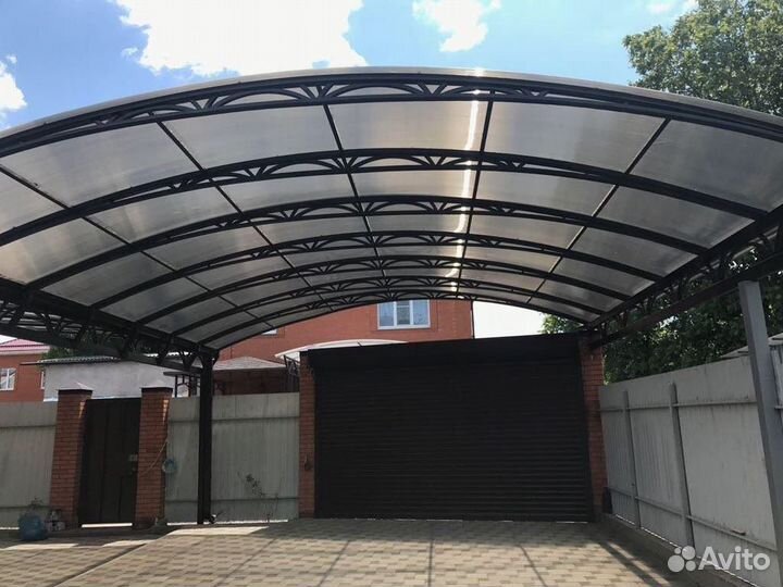 Навес из поликарбоната