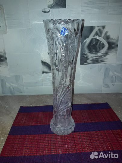 Хрустальная ваза