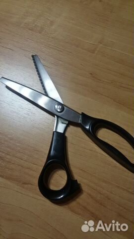 Ножницы портновские аврора Aurora. Зигзаг.Волна