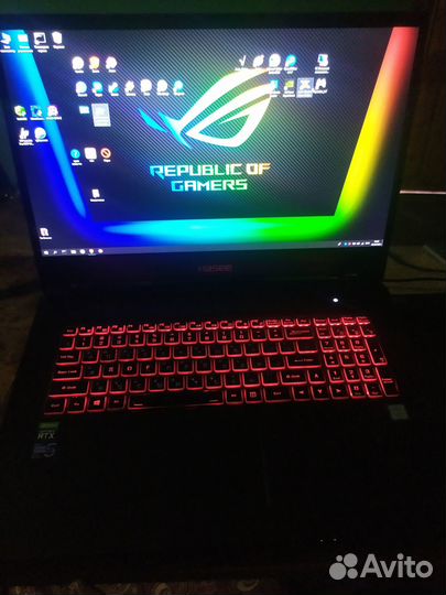 Мощный игровой ноутбук Hasee g8-ct7na