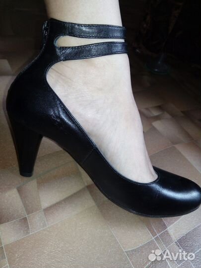 Туфли кожаные