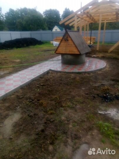 Укладка тротуарной плитки