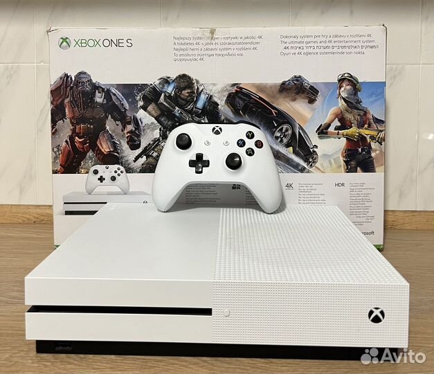Xbox One S 500gb/1tb +167игр
