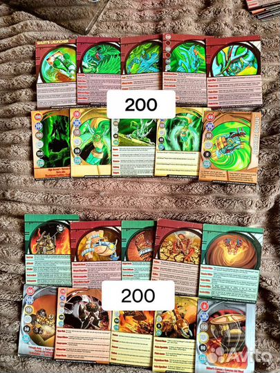 Бакуган карты