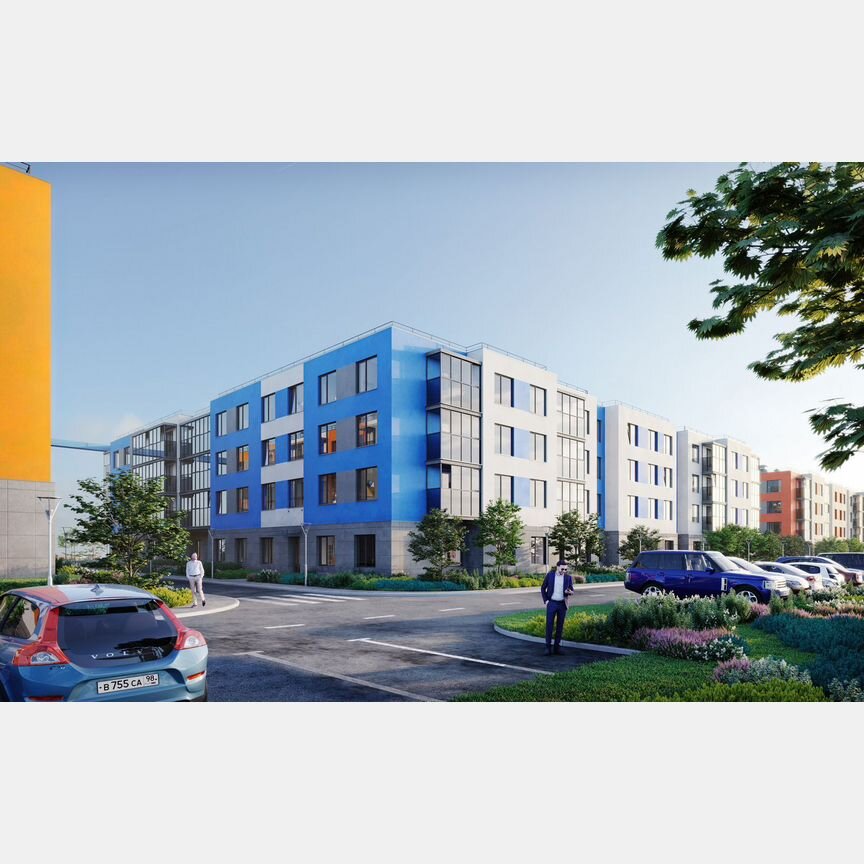 1-к. квартира, 36,8 м², 4/4 эт.