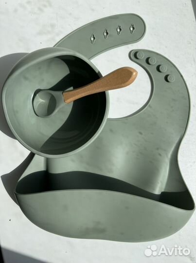 Новый Набор для кормления силиконовый