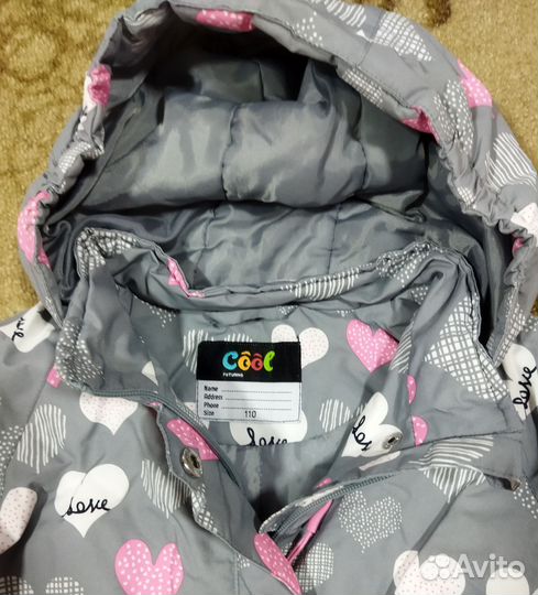 Куртка демисезонная на девочку 110