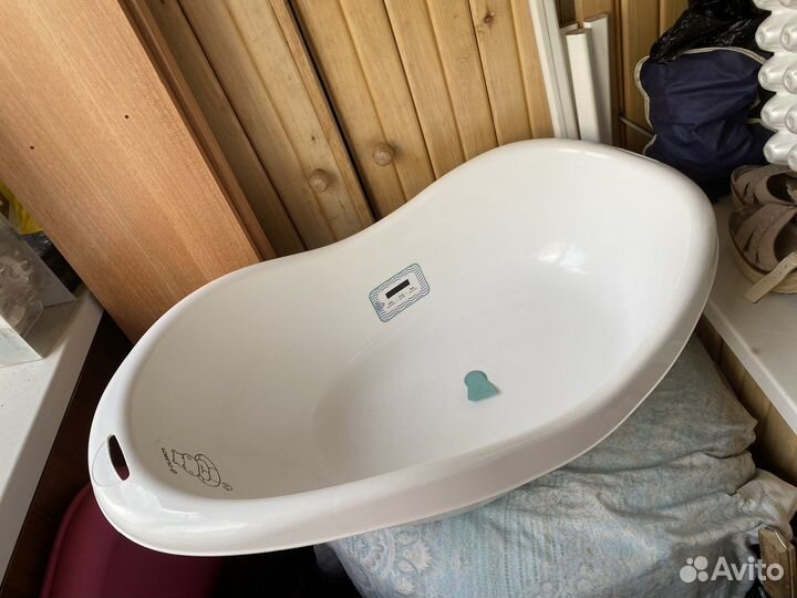 Ванночка для купания, горка и сидение