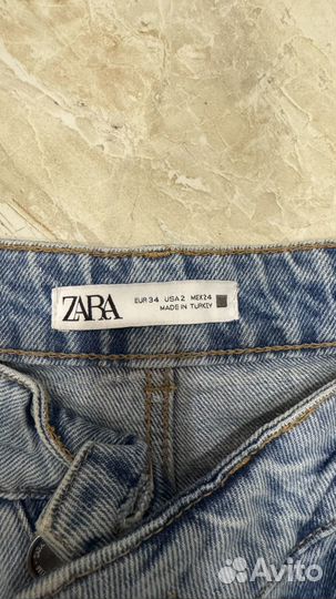Джинсы zara 34